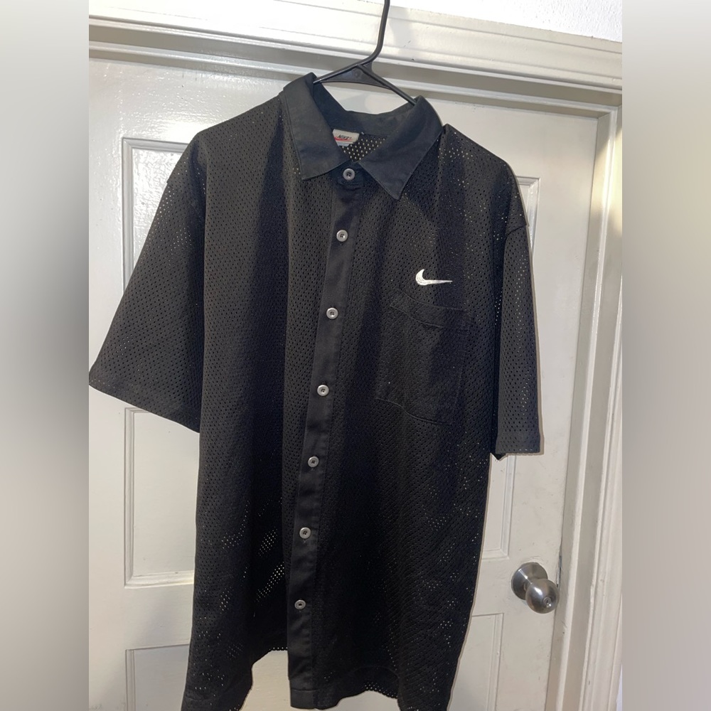 XL Mesh Nike Button Up